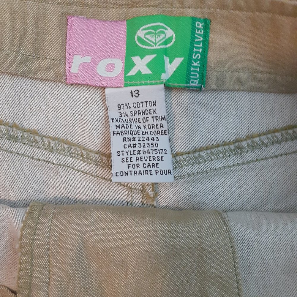 Roxy utility beige khaki skirt - Picture 11 of 11